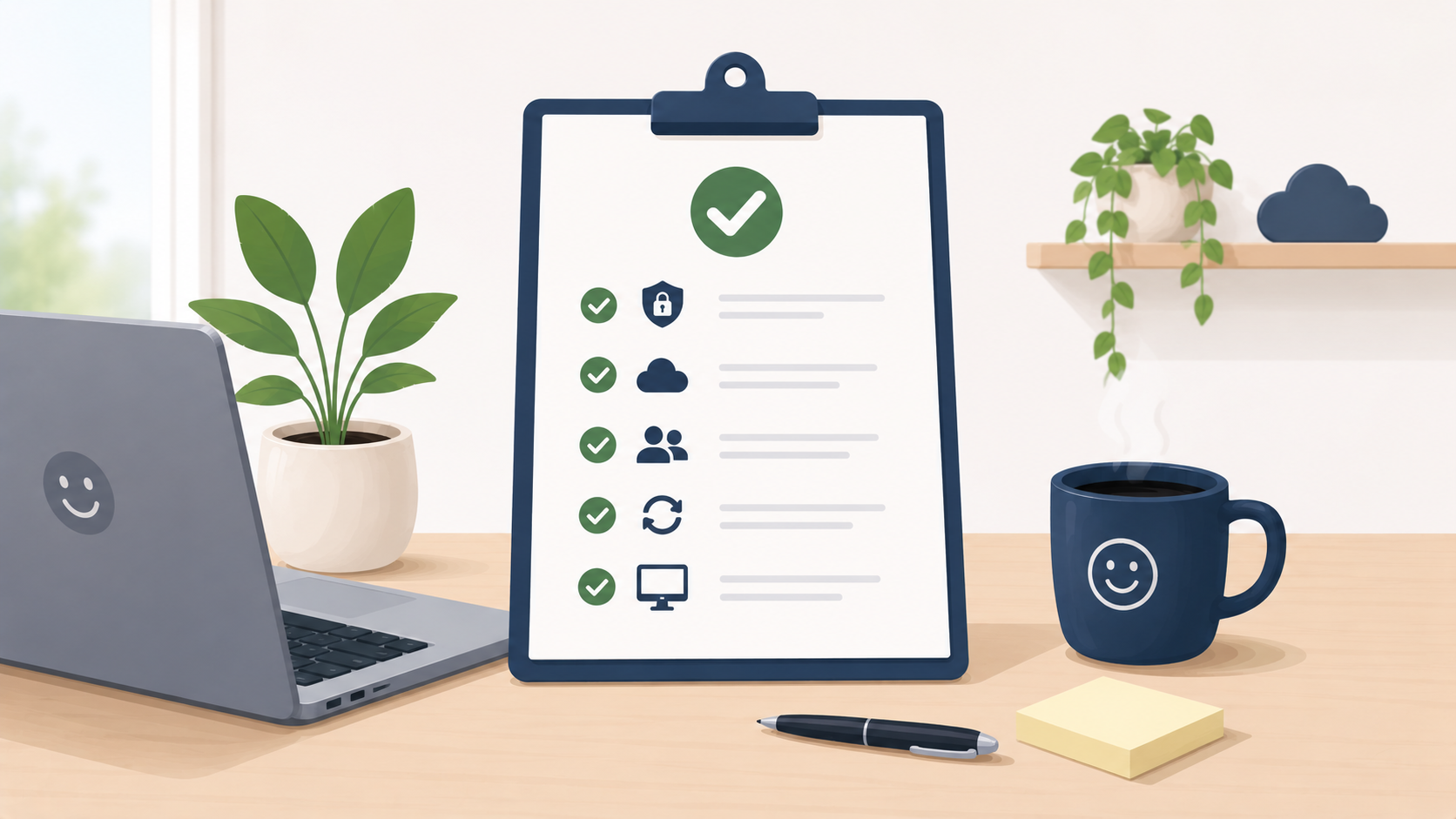 ICT-checklist voor kleine bedrijven aan het begin van het jaar